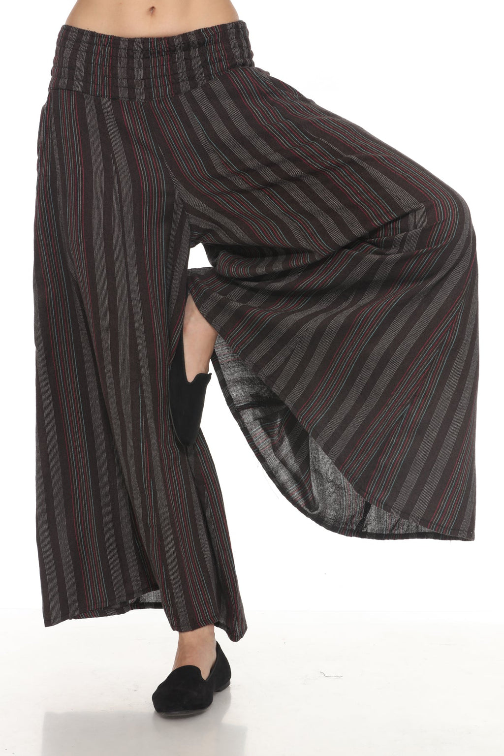 Striped Wide Leg Pants